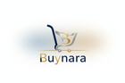 Stylish Design with a cart saying Buynara